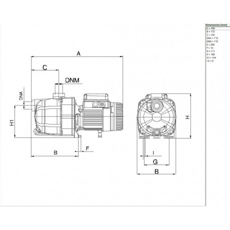 Насос для бассейна DAB EUROCOM SP 30/50 M (official, 102966260)