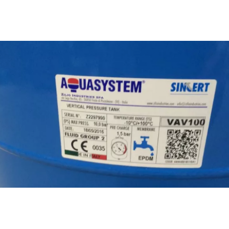 Гидроаккумулятор Aquasystem VAО 150