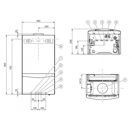 Газовий котел Vaillant atmoTEC pro VUW 280/5-3