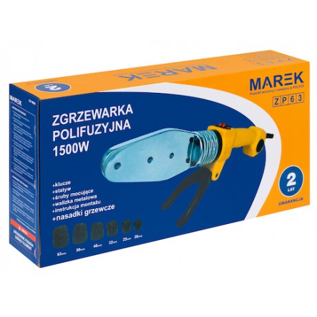 Паяльник для полипропиленовых труб MAREK ZP-63, 1500W