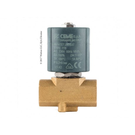 Клапан электромагнитный CEME 9914 TE7 (official, 9914TE70SC57)