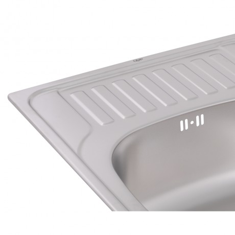 Кухонна мийка Qtap 6550 0,8 мм Micro Decor (QT6550MICDEC08)