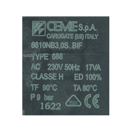 Клапан електромагнітний CEME 6610 (official, 6610NB30SBIF)